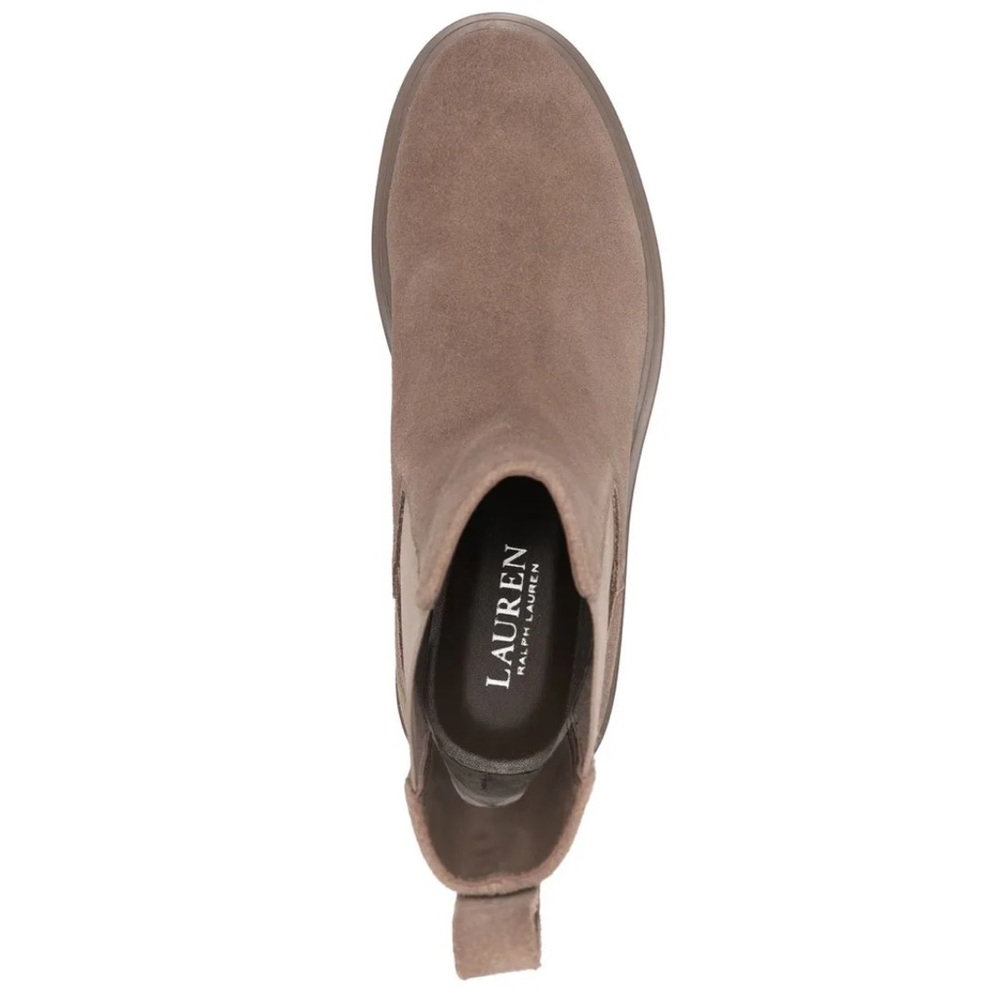 Lauren Ralph Lauren Womens Corinne Lugged Sole Suede Ankle Chelsea Boots - Picture 15 of 16